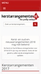 Mobile Screenshot of kerstarrangementen.nl